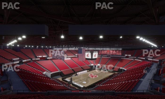 Beasley Coliseum - Section Upper 27 Seat View