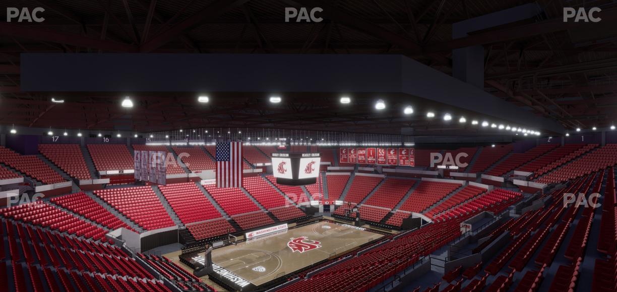 Beasley Coliseum - Section Upper 28 Seat View