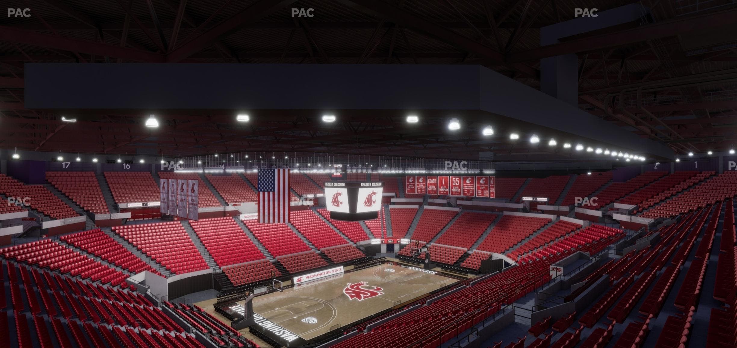Beasley Coliseum - Section Upper 28 Seat View