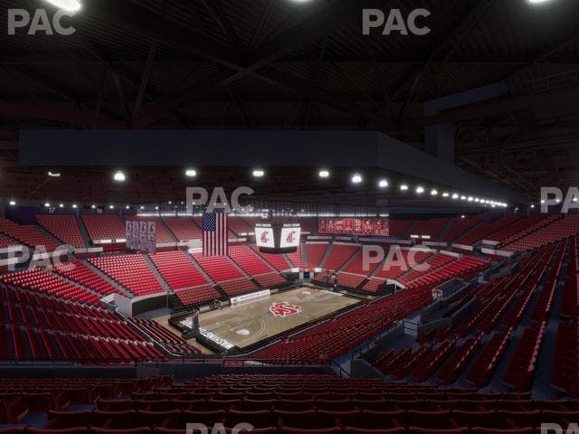 Beasley Coliseum - Section Upper 28 Seat View