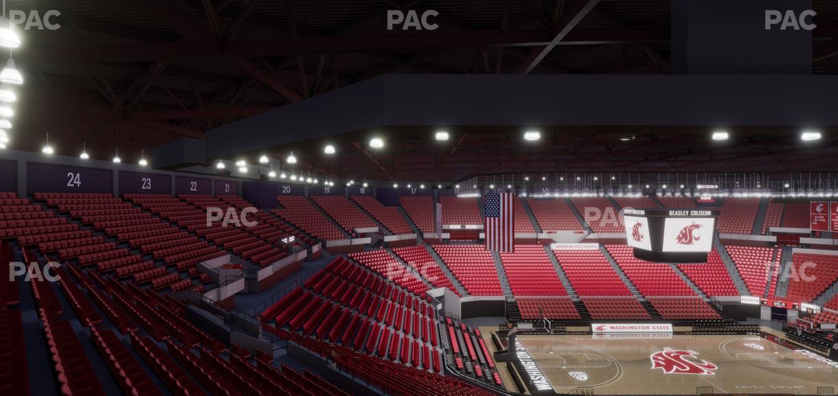 Beasley Coliseum - Section Upper 29 Seat View