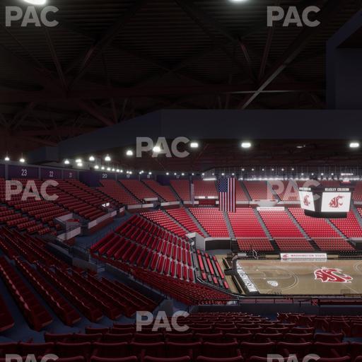 Beasley Coliseum - Section Upper 29 Seat View