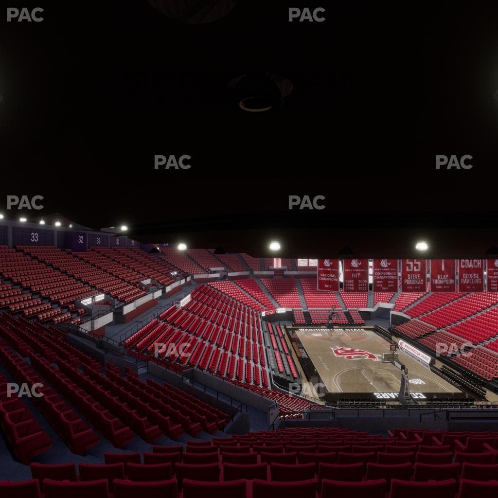 Beasley Coliseum - Section Upper 3 Seat View