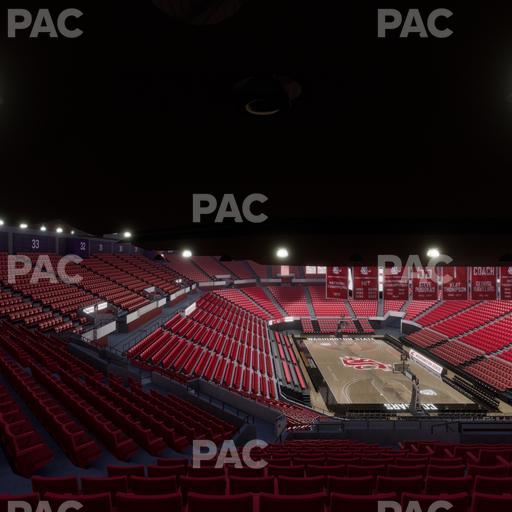 Beasley Coliseum - Section Upper 3 Seat View