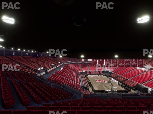 Beasley Coliseum - Section Upper 3 Seat View