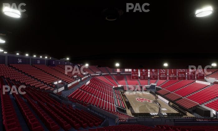 Beasley Coliseum - Section Upper 3 Seat View