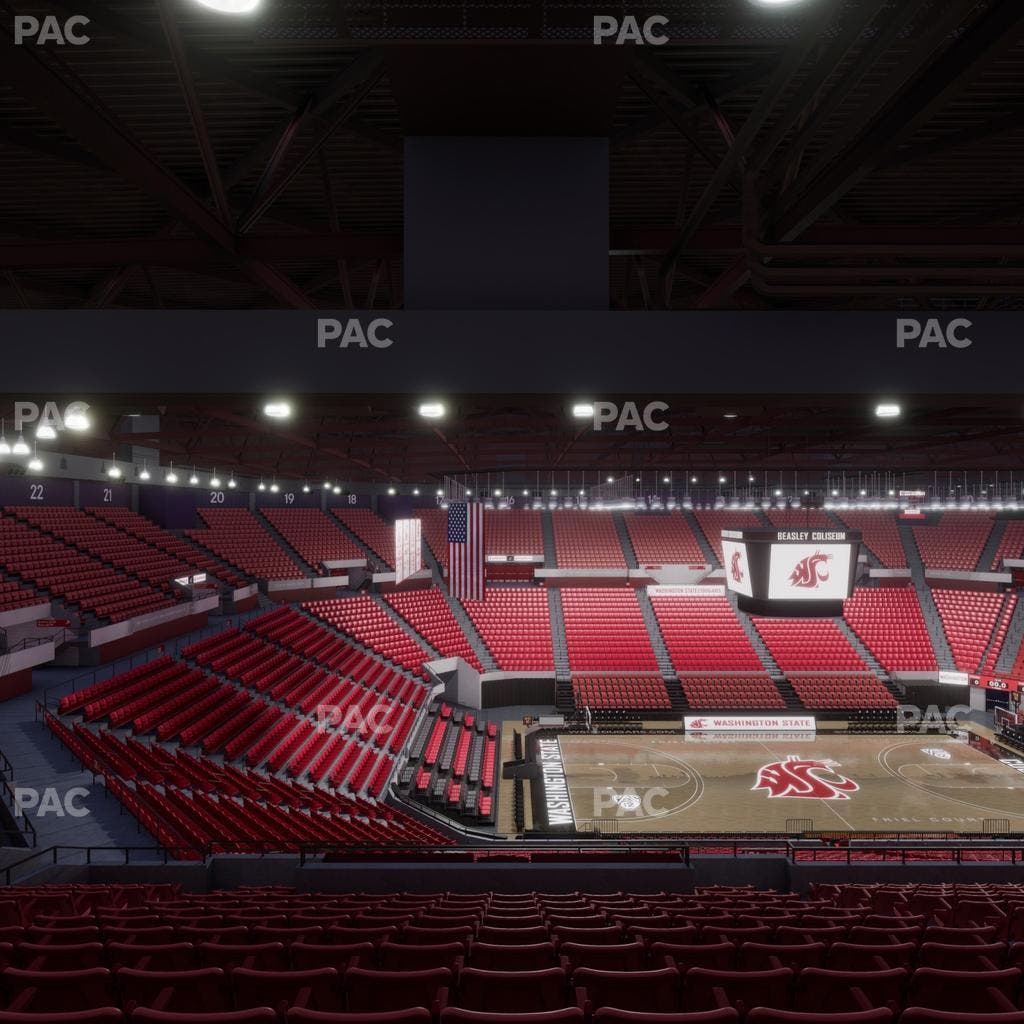 Beasley Coliseum - Section Upper 30 Seat View