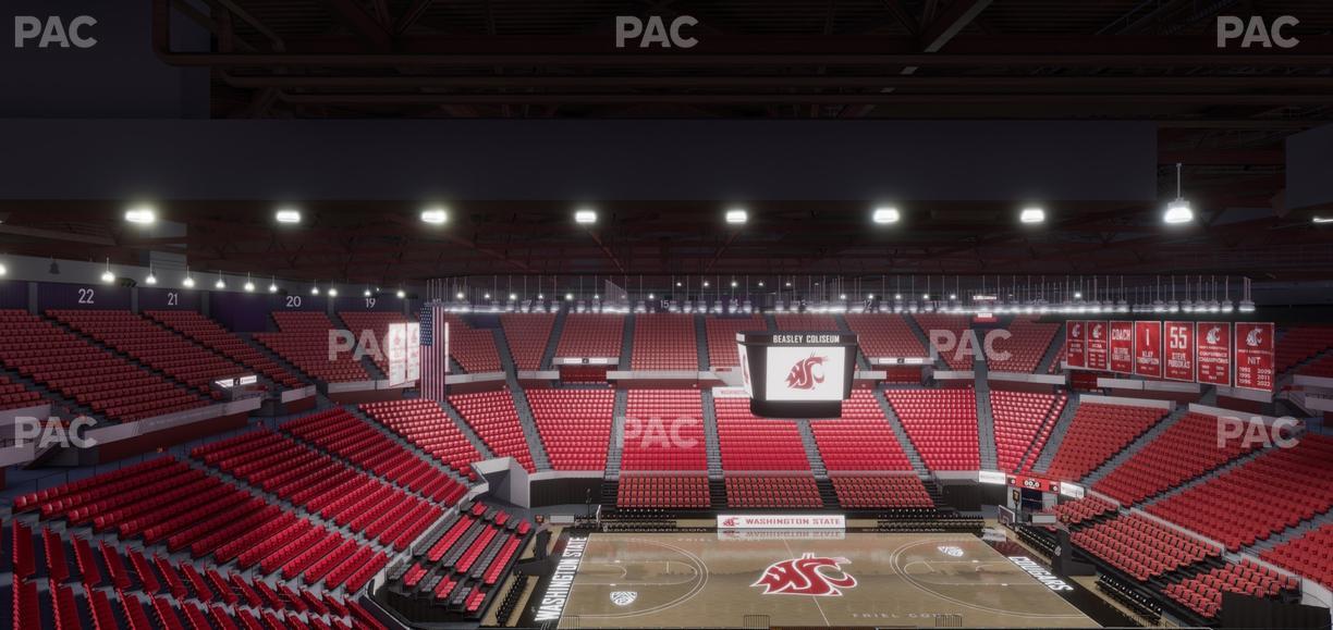 Beasley Coliseum - Section Upper 31 Seat View