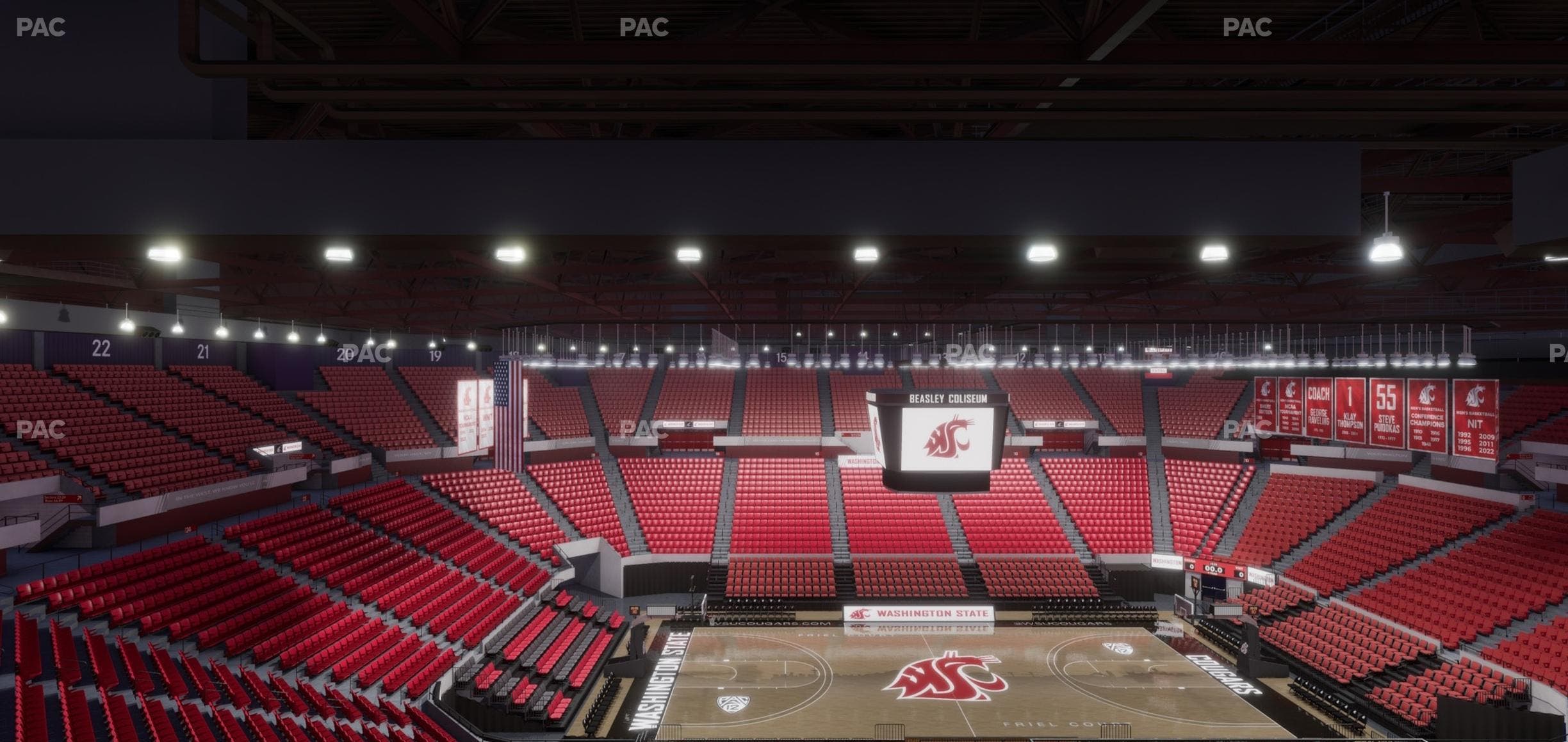 Beasley Coliseum - Section Upper 31 Seat View