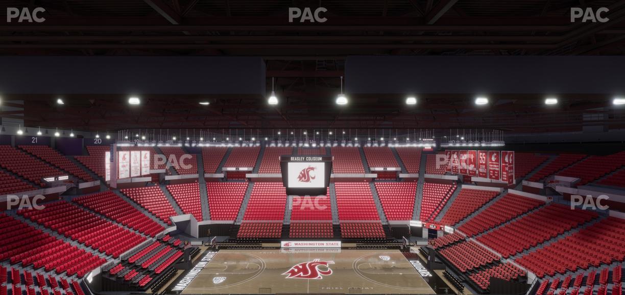 Beasley Coliseum - Section Upper 32 Seat View