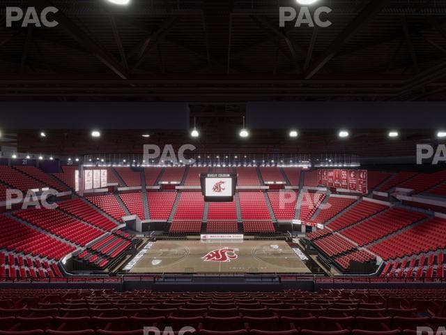 Beasley Coliseum - Section Upper 32 Seat View