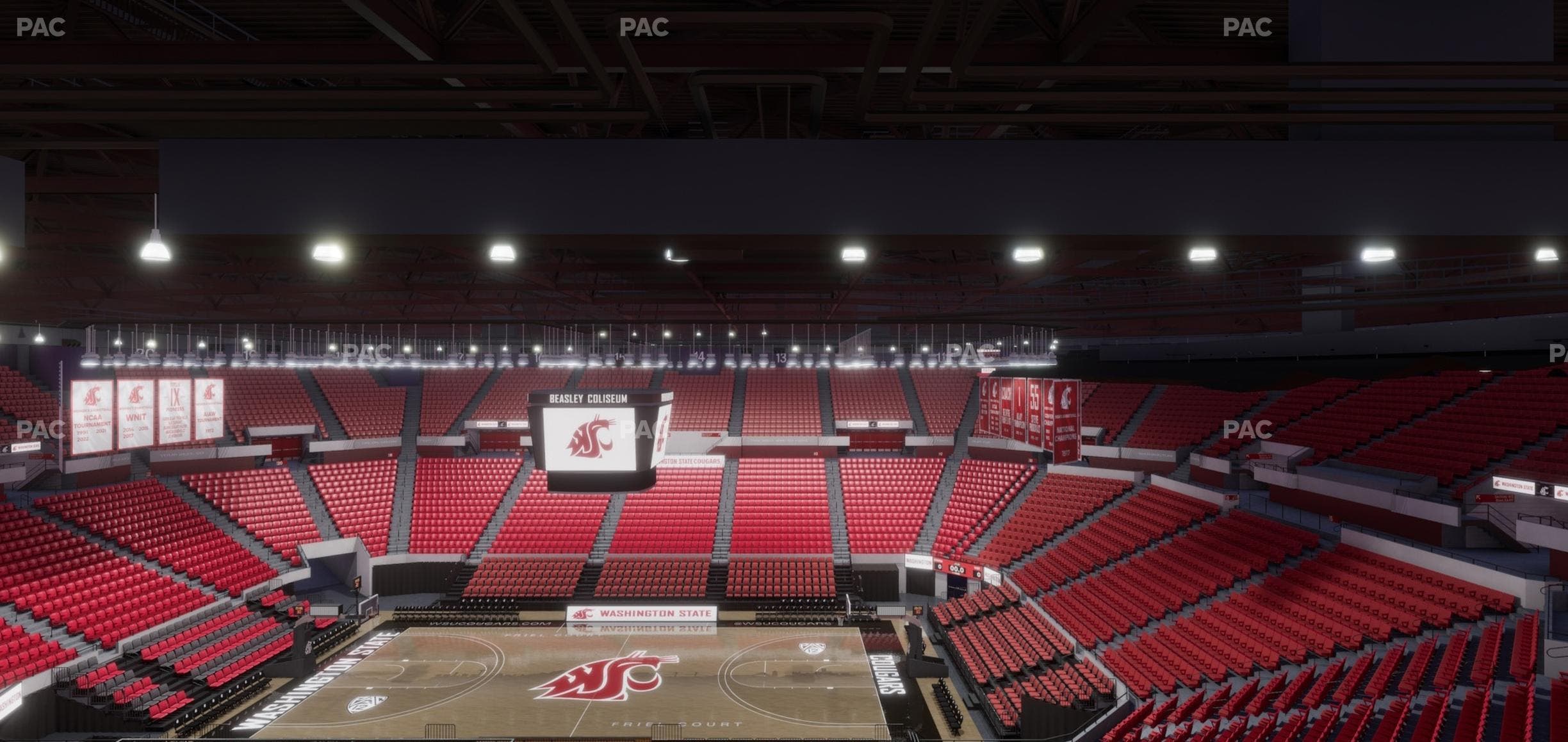 Beasley Coliseum - Section Upper 33 Seat View