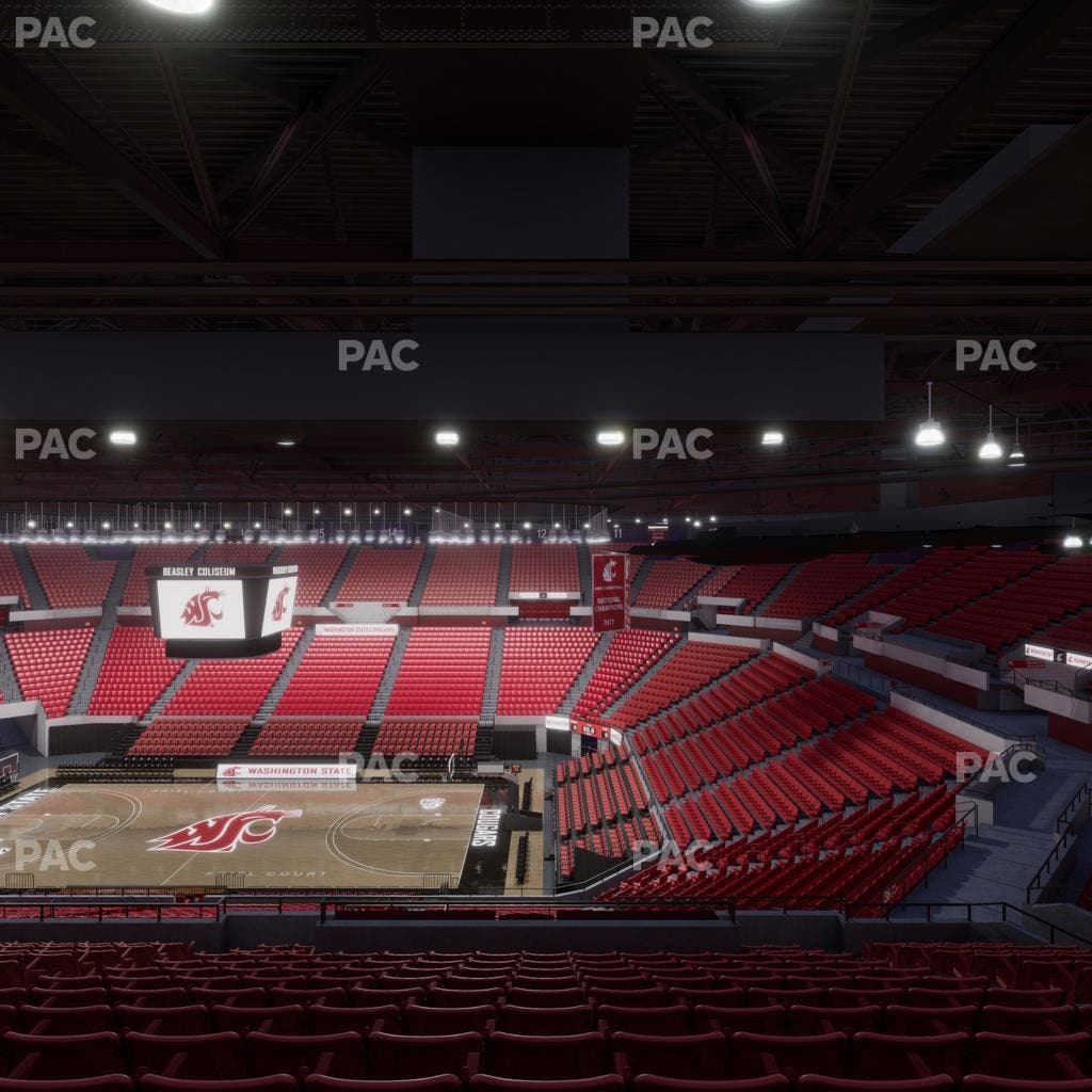 Beasley Coliseum - Section Upper 34 Seat View
