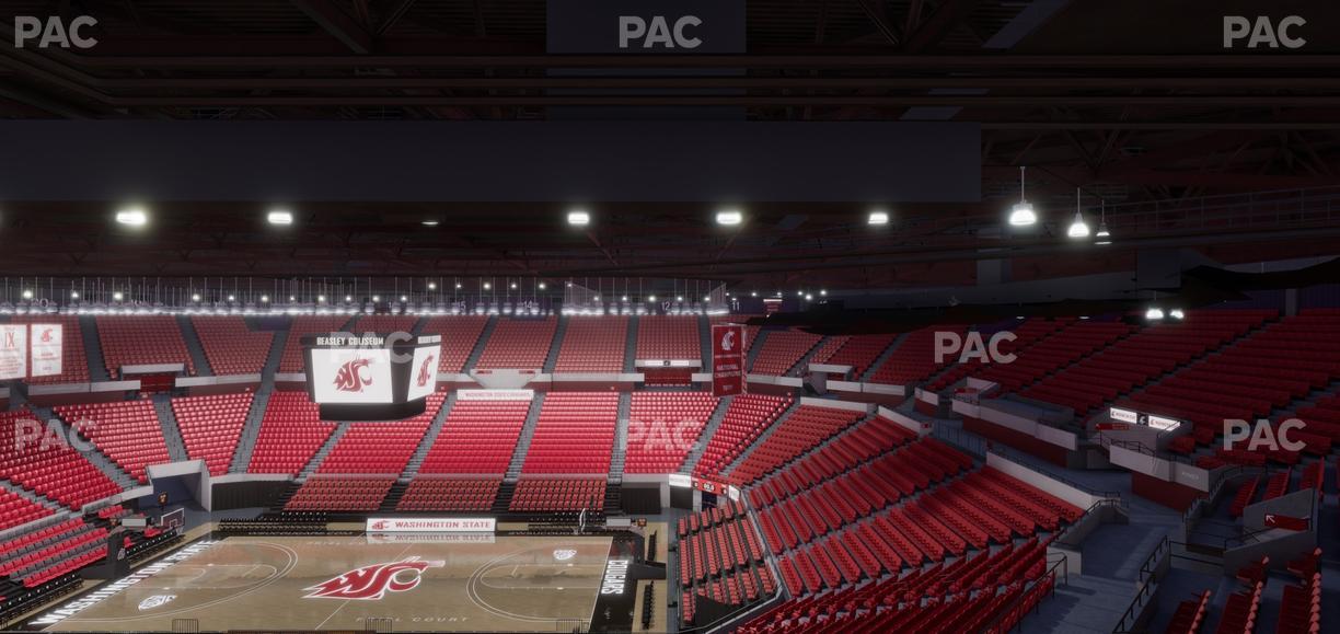 Beasley Coliseum - Section Upper 34 Seat View
