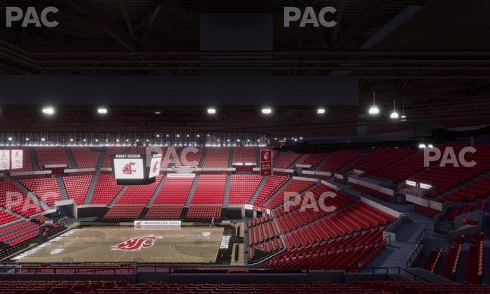 Beasley Coliseum - Section Upper 34 Seat View