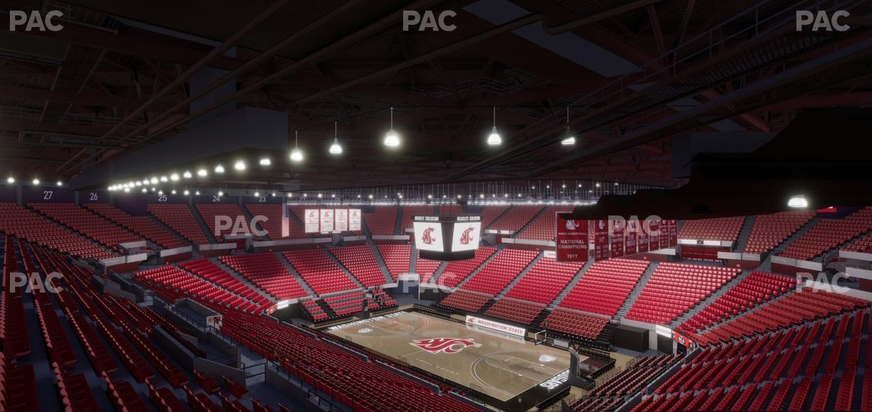 Beasley Coliseum - Section Upper 36 Seat View