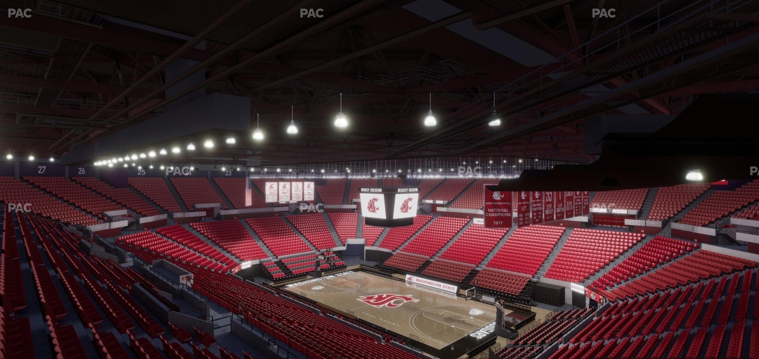 Beasley Coliseum - Section Upper 36 Seat View