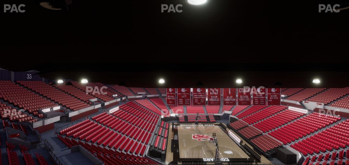Beasley Coliseum - Section Upper 4 Seat View