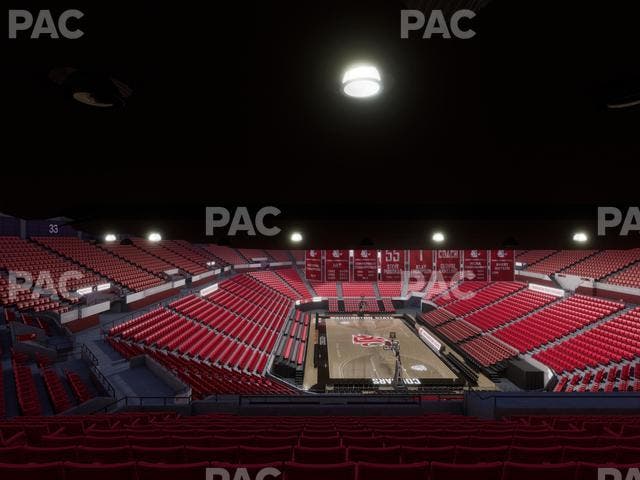 Beasley Coliseum - Section Upper 4 Seat View