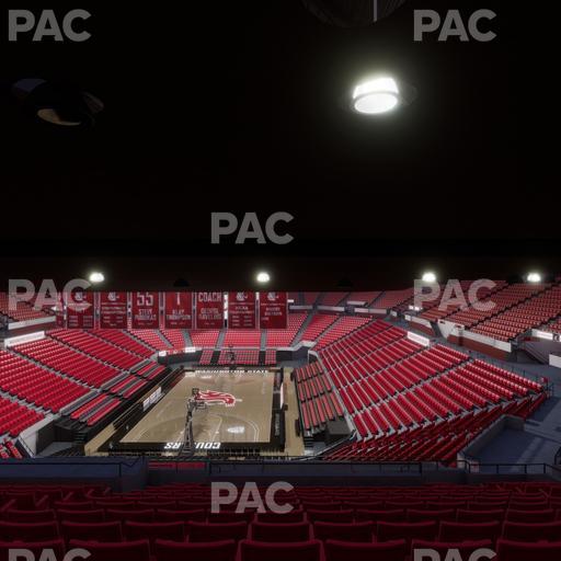 Beasley Coliseum - Section Upper 6 Seat View