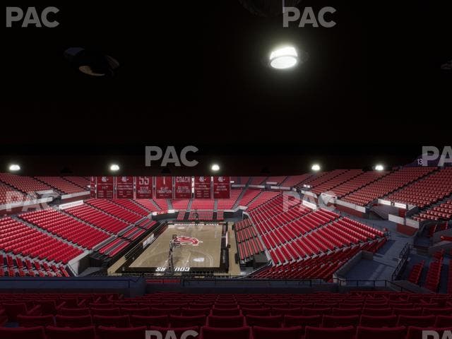 Beasley Coliseum - Section Upper 6 Seat View
