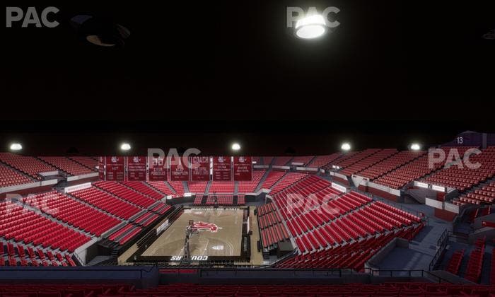 Beasley Coliseum - Section Upper 6 Seat View