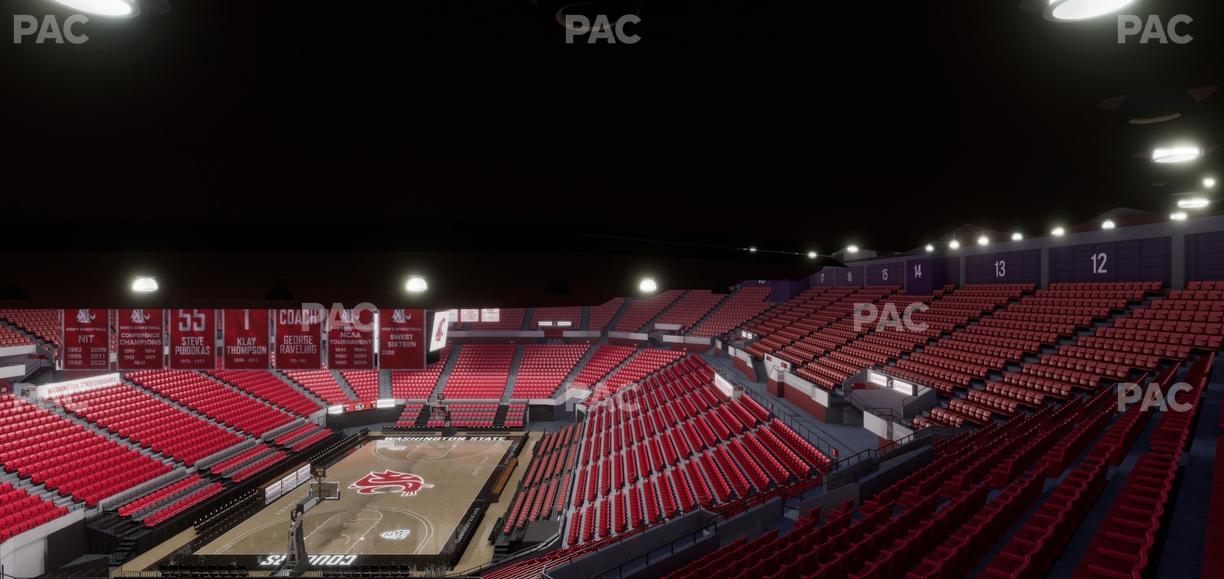 Beasley Coliseum - Section Upper 7 Seat View