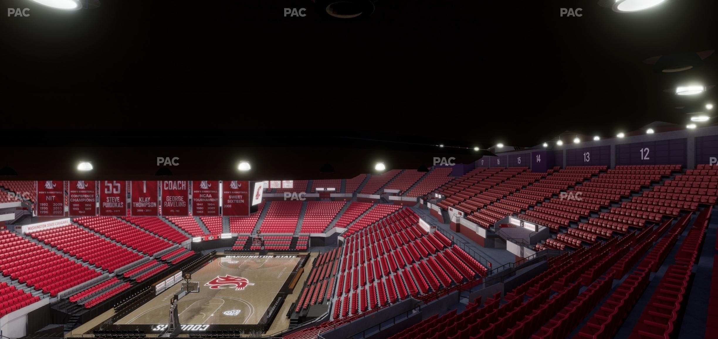 Beasley Coliseum - Section Upper 7 Seat View