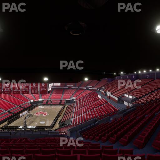 Beasley Coliseum - Section Upper 7 Seat View