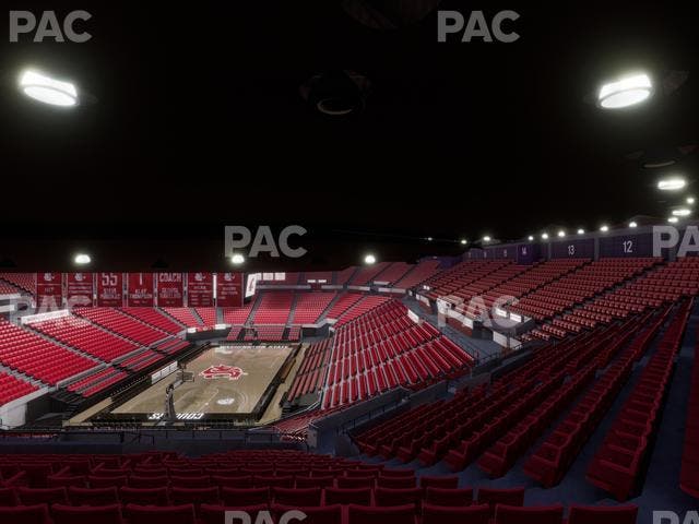Beasley Coliseum - Section Upper 7 Seat View