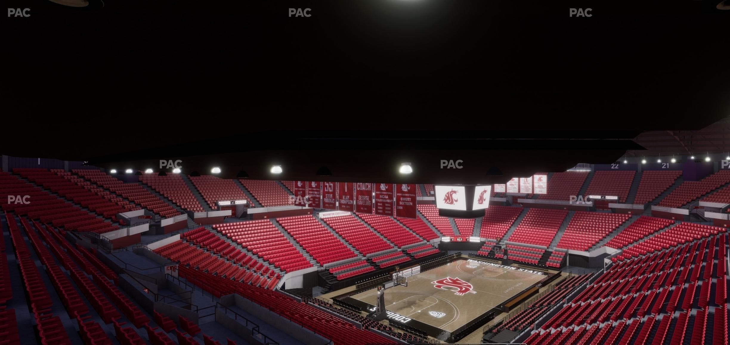 Beasley Coliseum - Section Upper 8 Seat View