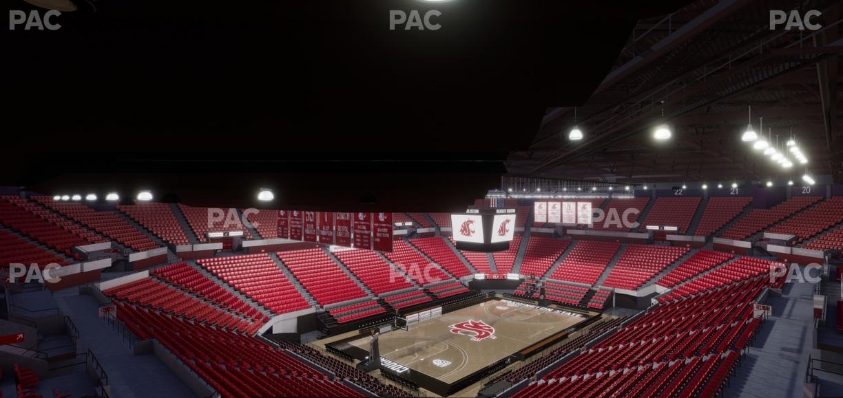 Beasley Coliseum - Section Upper 9 Seat View