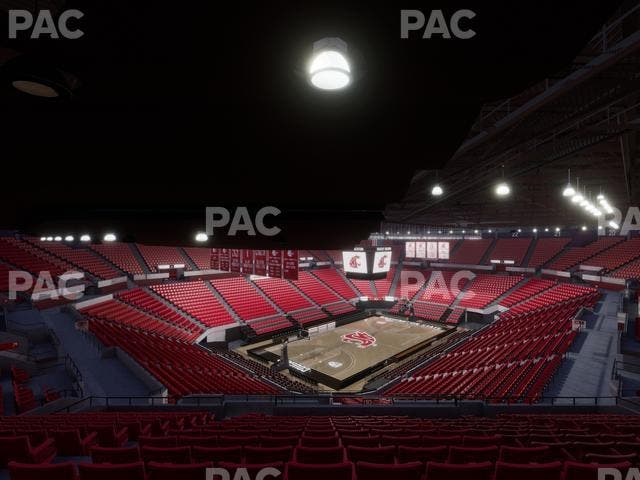 Beasley Coliseum - Section Upper 9 Seat View