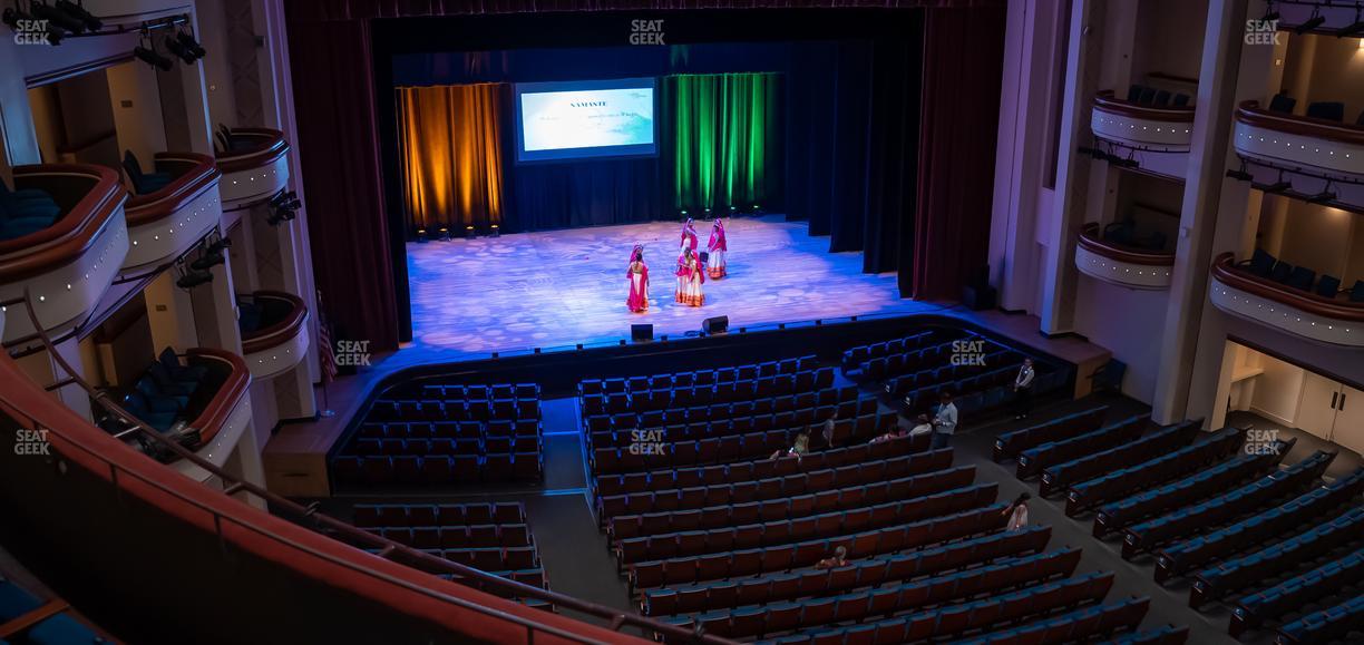 Belk Theater at Blumenthal Performing Arts Center - Section Mezzanine Left Seat View