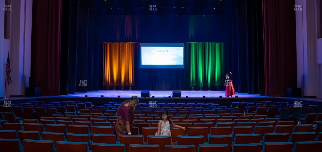 Belk Theater at Blumenthal Performing Arts Center - Section Orchestra Center Seat View