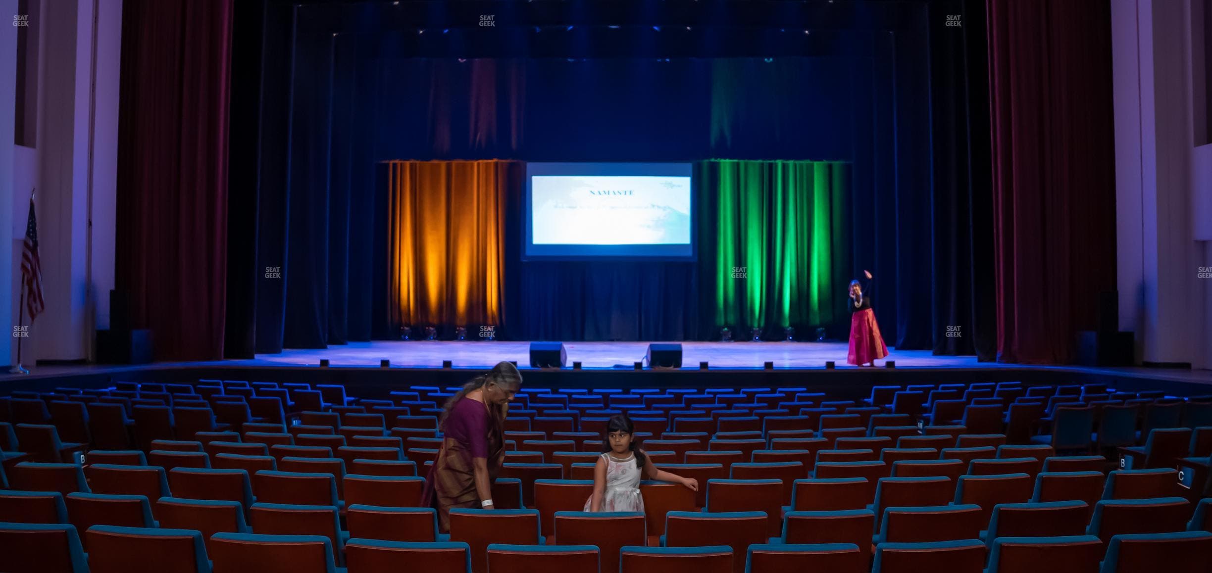 Belk Theater at Blumenthal Performing Arts Center - Section Orchestra Center Seat View