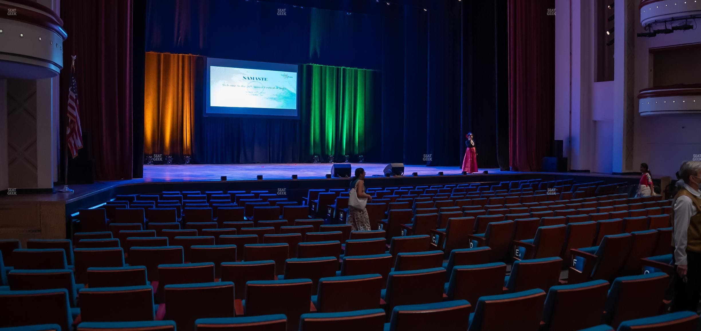 Belk Theater at Blumenthal Performing Arts Center - Section Orchestra Left Seat View