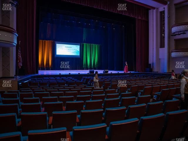 Belk Theater at Blumenthal Performing Arts Center - Section Orchestra Left Seat View