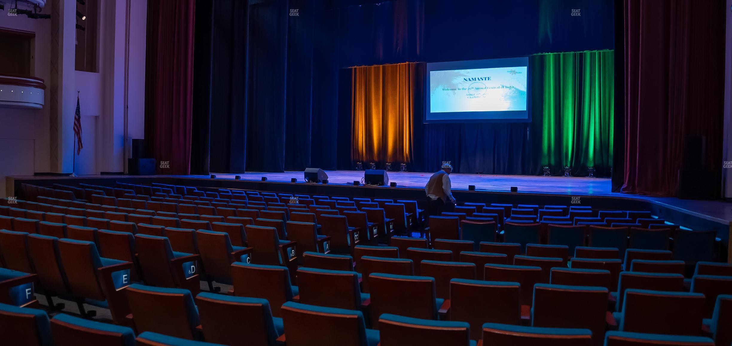 Belk Theater at Blumenthal Performing Arts Center - Section Orchestra Right Seat View