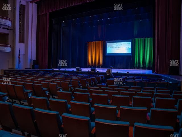 Belk Theater at Blumenthal Performing Arts Center - Section Orchestra Right Seat View