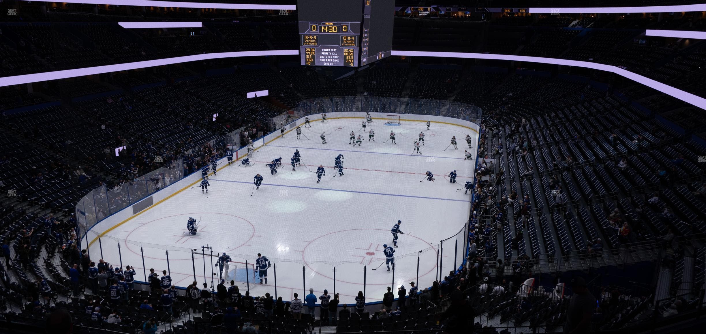 Benchmark International Arena - Section Club 12 Seat View