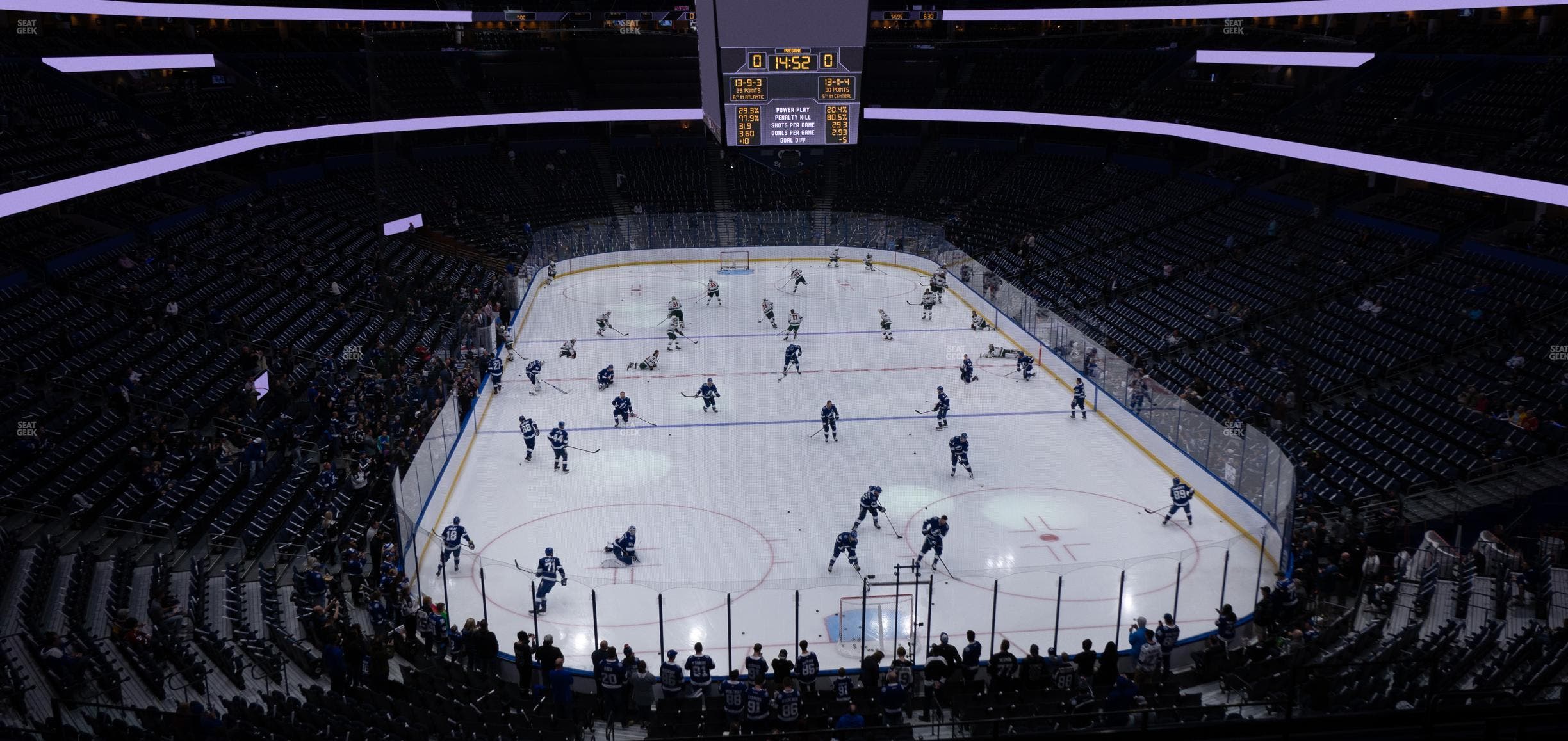 Benchmark International Arena - Section Club 14 Seat View