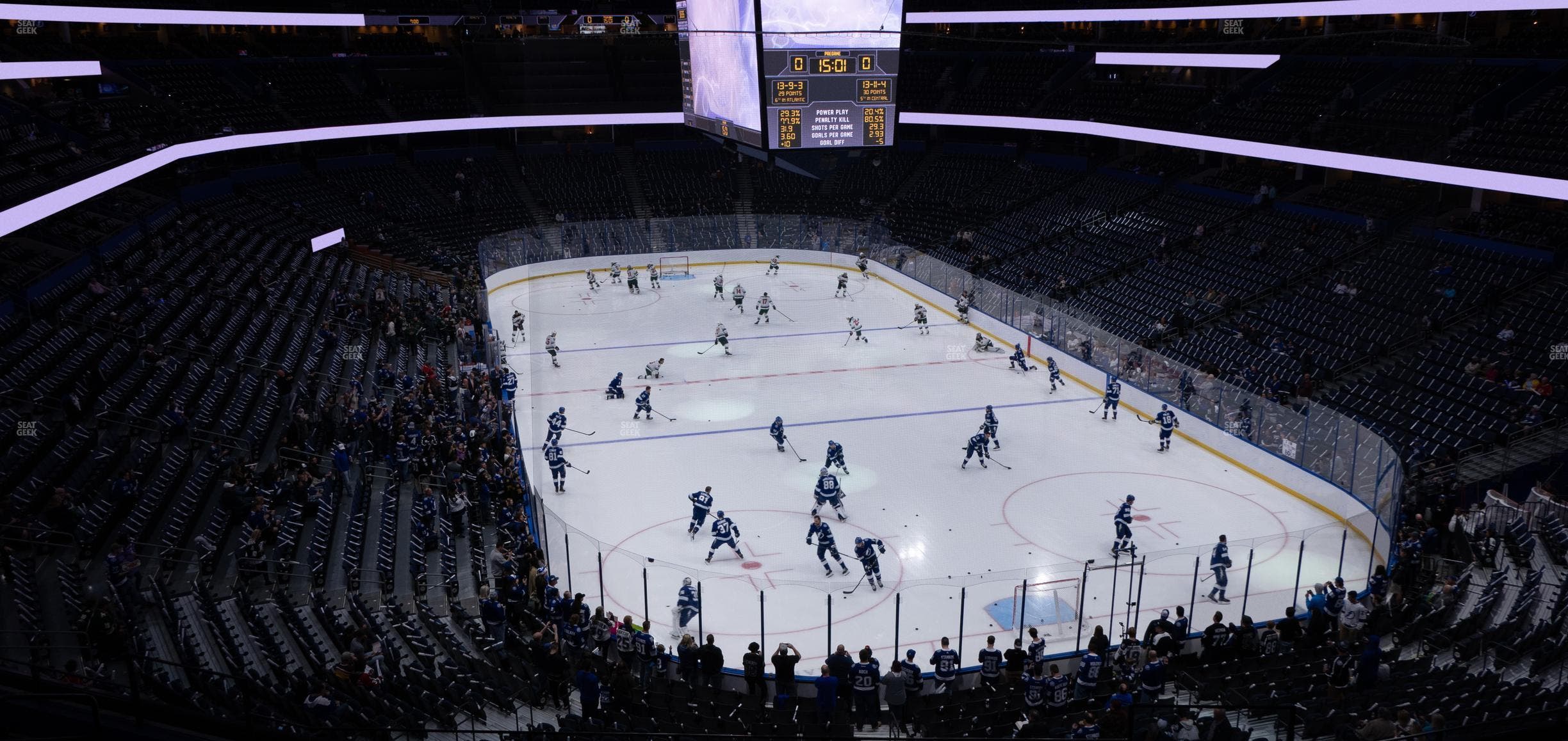 Benchmark International Arena - Section Club 15 Seat View