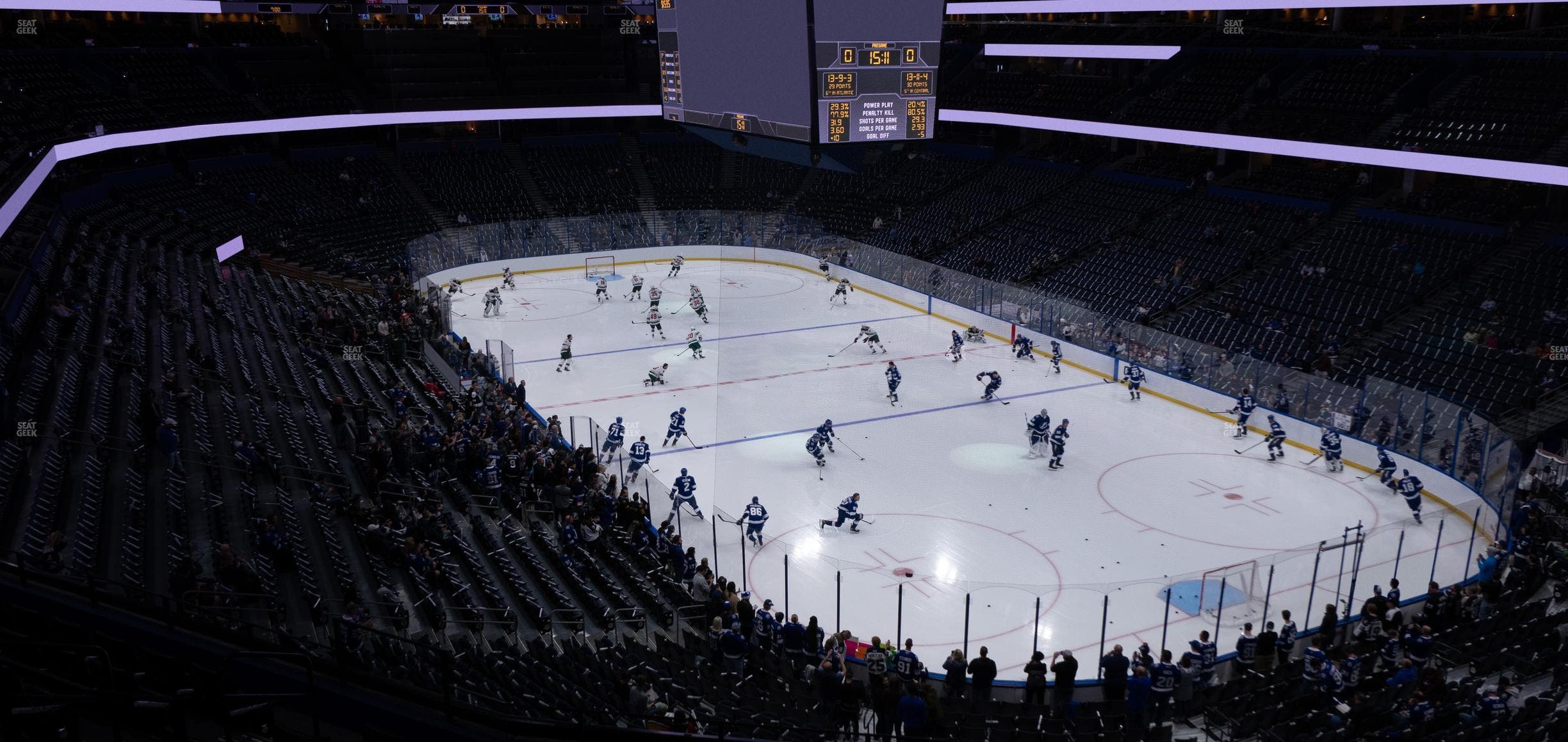 Benchmark International Arena - Section Club 16 Seat View