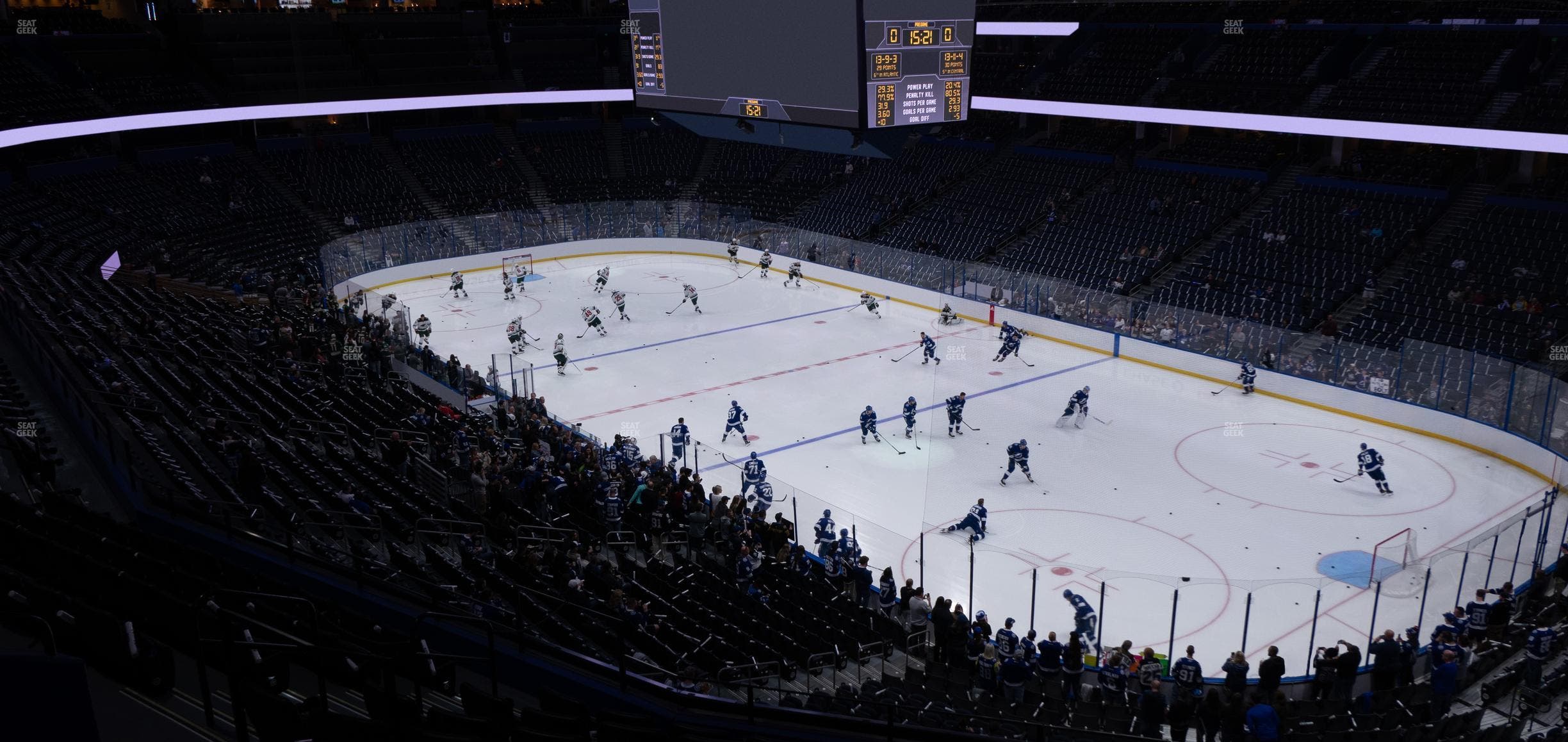 Benchmark International Arena - Section Club 17 Seat View