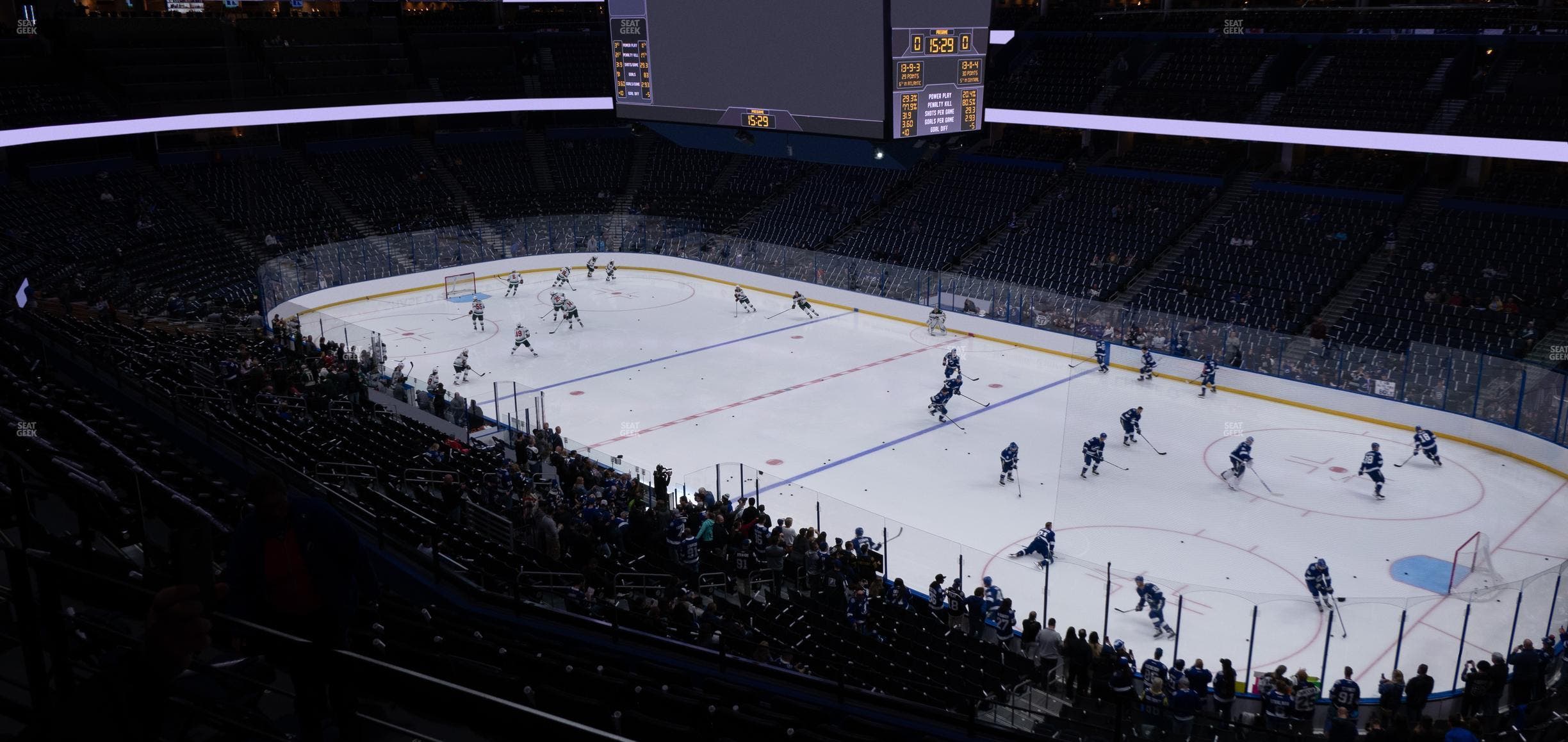 Benchmark International Arena - Section Club 18 Seat View