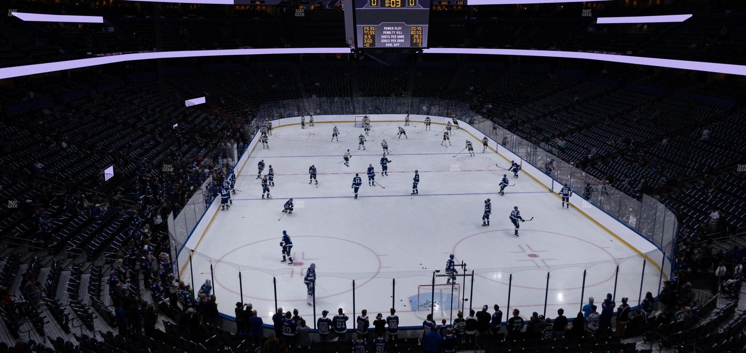 Benchmark International Arena - Section Club 5 Seat View