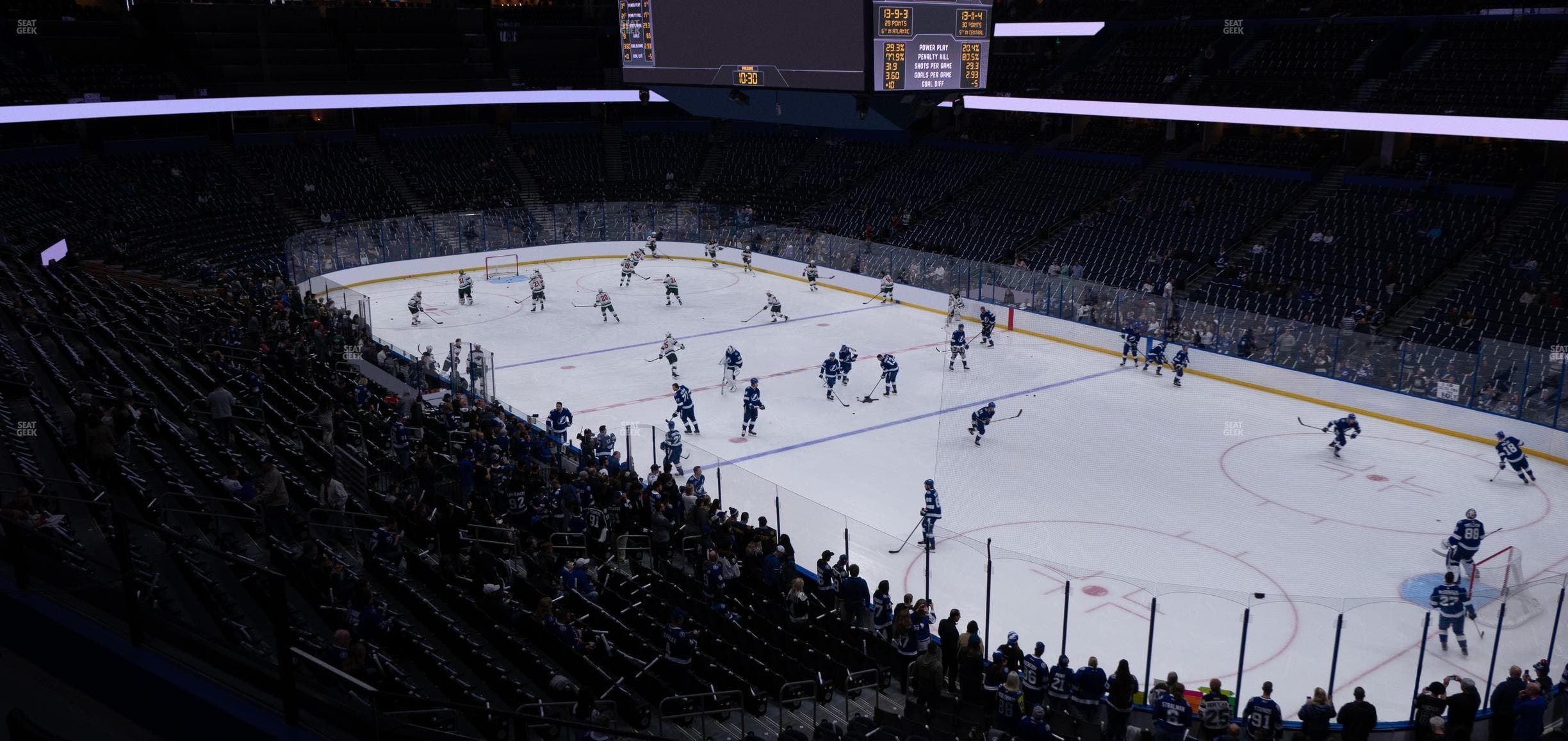 Benchmark International Arena - Section Club 8 Seat View