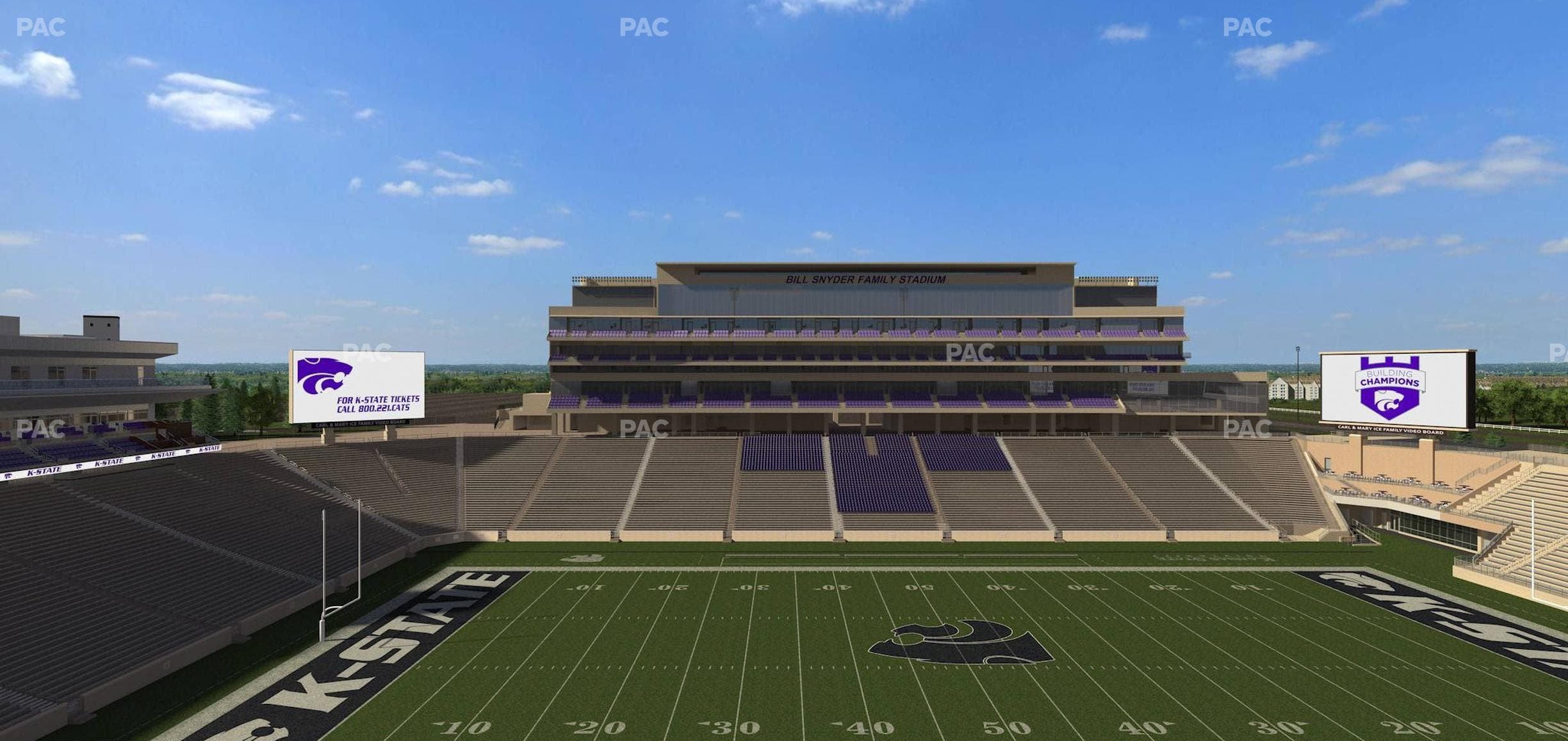 Bill Snyder Family Stadium - Section 424 Seat View