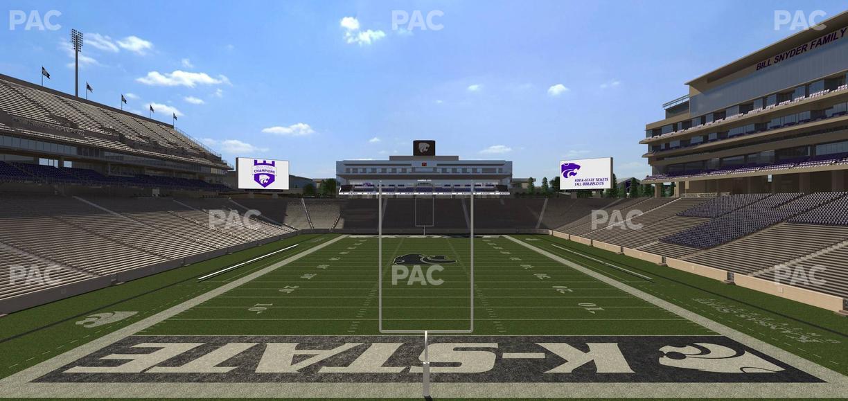 Bill Snyder Family Stadium - Section Ga Seating Seat View